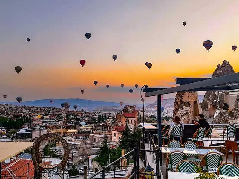 Terrace and Balloon View